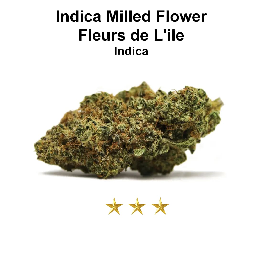 Indica Milled Flower - Fleurs de L'ile