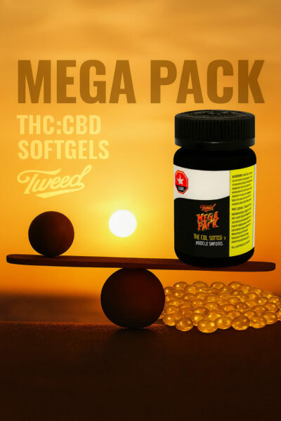 Mega Pack THC:CBD Softgels - Tweed